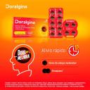 Doralgina Dipirona Sódica 300mg + Isometepteno 30mg + Cafeína 30mg 4 drágeas
