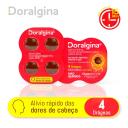 Doralgina Dipirona Sódica 300mg + Isometepteno 30mg + Cafeína 30mg 4 drágeas