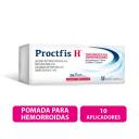 Proctfis H 0,5% + 2,0% + 2,0% + 10,0% Pomada 20g e 10 aplicadores