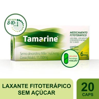 Tamarine 6mg 20 cápsulas
