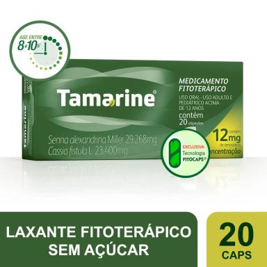 Tamarine 12mg 20 cápsulas