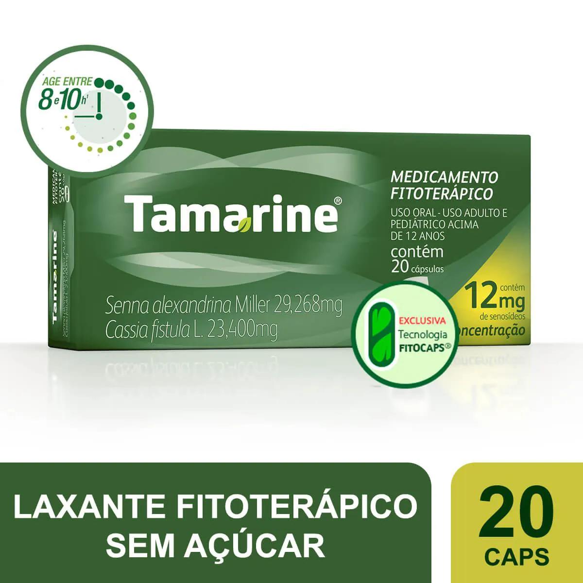 Tamarine 12mg 20 cápsulas