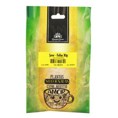 SENE VERDADEIRO PURA FOLHA ERVA SECA CASSIA ANGUSTIFOLIA 30G