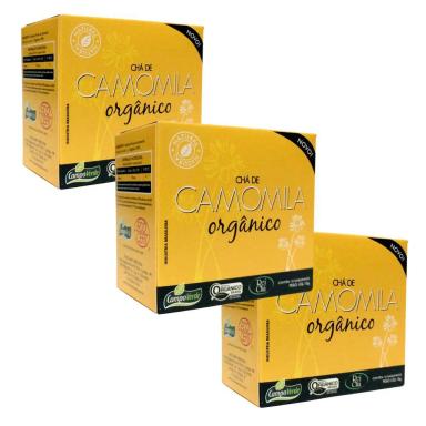 CAMOMILA CHá ORGâNICO EM SACHê CAMPO VERDE 30 SACHêS