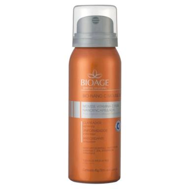 BIO-NANO C MOUSSE CLAREADOR COM VITAMINA C 30% BIOAGE