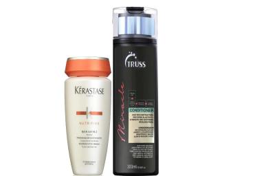 KéRASTASE/TRUSS NUTRITIVE BAIN SATIN 2 250 + CD MIRACLE 300