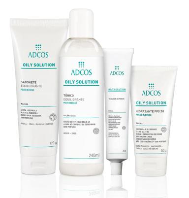 TRATAMENTO PARA PELES OLEOSAS OILY SOLUTION 4 ITENS