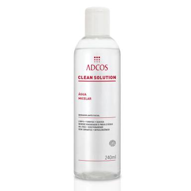 CLEAN SOLUTION ÁGUA MICELAR - DEMAQUILANTE FACIAL 240ML