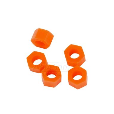 MARCADOR / CODIFICADOR DE INSTRUMENTOS SEXTAVADO SILICONE FAVA LARANJA 10 UN.