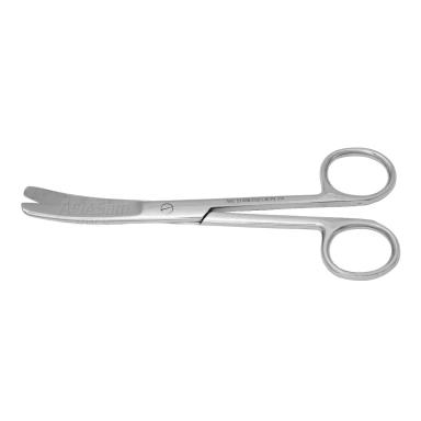 TESOURA CIRúRGICA 15 CM CURVA ROMBA/ROMBA ABC