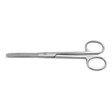 TESOURA CIRúRGICA 15 CM RETA ROMBA/FINA ABC