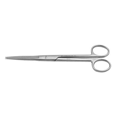 TESOURA CIRúRGICA 17 CM RETA FINA/FINA ABC