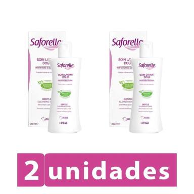 KIT 2 SABONETE ÍNTIMO SAFORELLE DOUX 250ML
