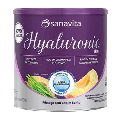 HYALURONIC SKIN PêSSEGO COM CAPIM SANTO SANAVITA 300G