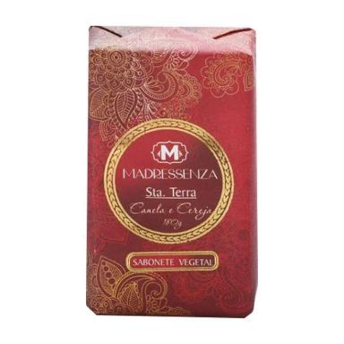 SABONETE VEGETAL EM BARRA CANELA E CEREJA MADRESSENZA 180G