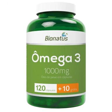 ÔMEGA 3 1000MG BIONATUS 130 CáPSULAS