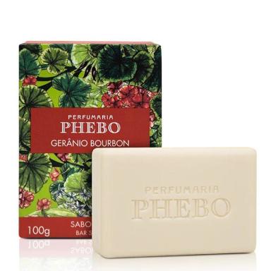SABONETE EM BARRA PHEBO GERâNIO BOURBON GRANADO 100G