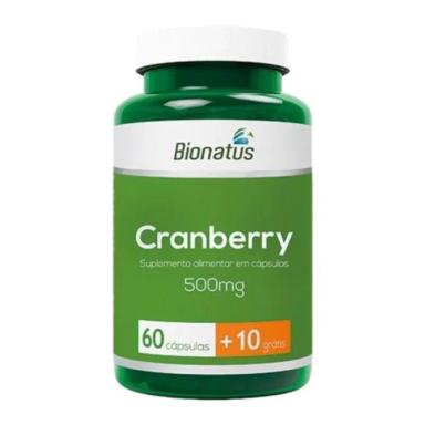 CRANBERRY 500MG BIONATUS 70 CáPSULAS