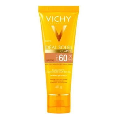 PROTETOR SOLAR IDéAL SOLEIL CLARIFY FPS 60 MORENA VICHY 40G