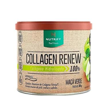 SUPLEMENTO COLAGENO COLLAGEN RENEW HIDROLISADO 300G MAçA VERDE