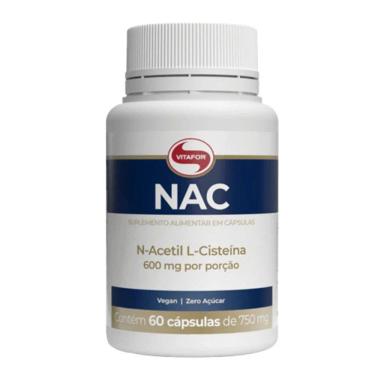 NAC N-ACETIL L-CISTEíNA 60 CáPS 750MG - VITAFOR