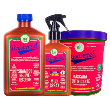 KIT LOLA COSMETICS RAPUNZEL - SHAMPOO E MáSCARA LEAVE- IN