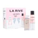 KIT LA RIVE QUEENN OF LIFE EDT PERFUME FEMININO 75ML E DESODORANTE 150ML