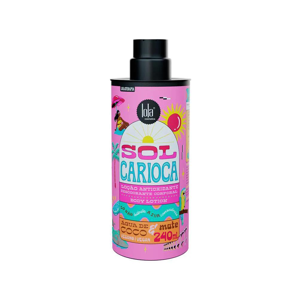LOLA COSMETICS SOL CARIOCA LOçãO CORPORAL HIDRATANTE ÁGUA DE COCO 240ML