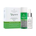 KIT FACIAL MANTECORP GLYCARE - SABONETE EM BARRA E SOLUçãO ANTIOLEOSIDADE E SéRUM