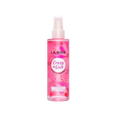 LA RIVE CRAZY IN LOVE BODY &amp;amp;AMP; HAIR MIST EDP BODY SPLASH FEMININO 90ML