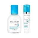 KIT FACIAL BIODERMA HYDRABIO - ÁGUA MICELAR 100ML E SéRUM - xpto