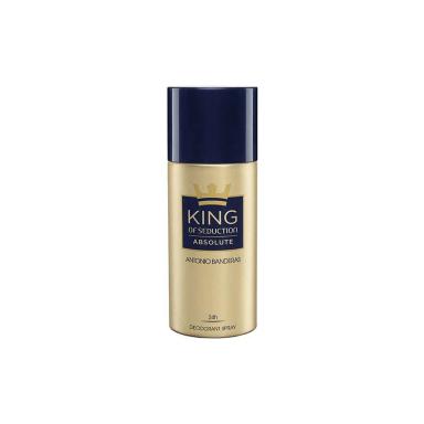 BANDERAS KING OF SEDUCTION ABSOLUTE DESODORANTE SPRAY MASCULINO 150ML