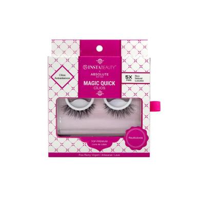 ABSOLUTE NEW YORK MAGIQUICK 602 CíLIOS POSTIçOS LONGO NATURAL PRETO 1 PAR