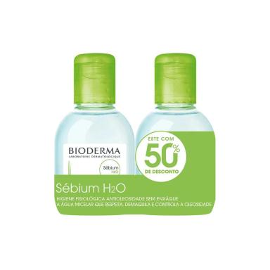 KIT BIODERMA SéBIUM ÁGUA MICELAR 2X100ML