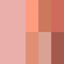 TRACTA TOFFEE 7 SHADES PALETA 2X1 SOMBRA E BLUSH COMPACTA - xpto