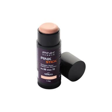 PINK CHEEKS PINK STICK FPS 90 FPUVA 70 10KM PROTETOR SOLAR FACIAL COM COR 14G