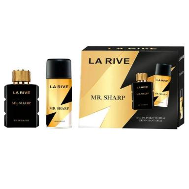 KIT MR. SHARP ( PERFUME 100 ML + DEO SPRAY 150 ML ) - LA RIVE