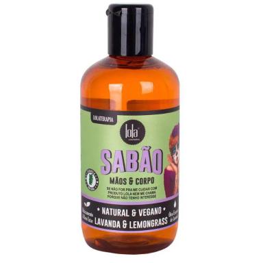SABONETE LíQUIDO LAVANDA E LEMONGRASS 250 ML - LOLA