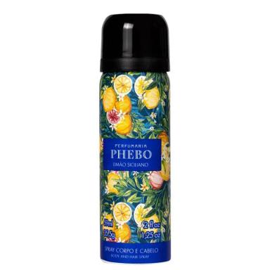 SPRAY PARA CORPO E CABELO LIMãO SICILIANO 59 ML - PHEBO