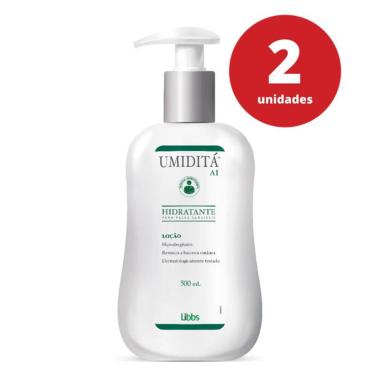 KIT UMIDITÁ LOÇÃO HIDRATANTE CORPORAL AI PELE SENSÍVEL 500ML – 2 UNIDADES