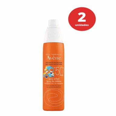KIT C/2 AVENE SPRAY ENFANT FPS 50 - PROTETOR SOLAR INFANTIL 200ML