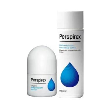 KIT PERSPIREX: ROLLON ORIGINAL 20ML+PERSPIREX LOÇÃO P/PÉS100ML