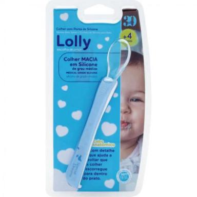 COLHER PONTA DE SILICONE LOLLY DREAMS AZUL