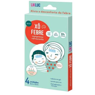 XÔ FEBRE - COMPRESSAS REFRESCANTES PARA ALÍVIO DA FEBRE – LIKLUC