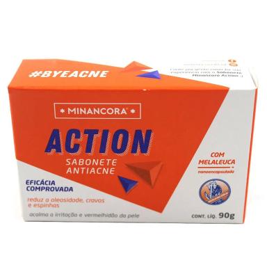 SABONETE EM BARRA MINANCORA ACTION ANTIACNE COM 90G