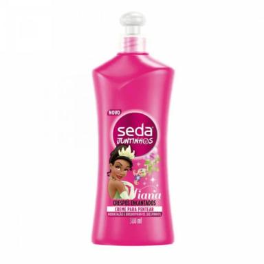 CREME PARA PENTEAR INFANTIL SEDA JUNTINHOS TIANA CRESPOS ENCANTADOS COM 300ML