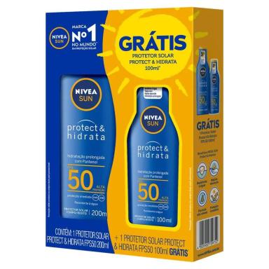 KIT NIVEA SUN PROTECT &amp;amp;AMP; HIDRATA FPS50 DUO 2 PRODUTOS