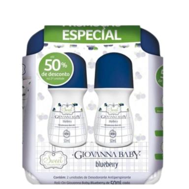PACK GIOVANNA BABY ROLL ON BLUEBERRY 2 UNI