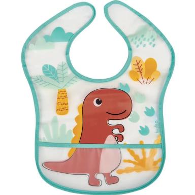 BABADOR COM BOLSO BUBA DINO COM 1 UNIDADE