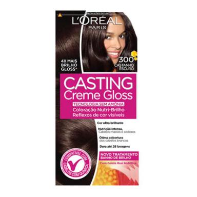 COLORAÇÃO CASTING CREME GLOSS L&amp;amp;#039ORÉAL PARIS - 300 CASTANHO ESCURO